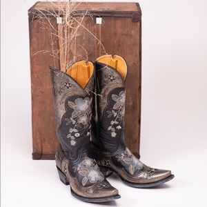 Old Gringo Bonnie Pipin Glam Black Copper Boots